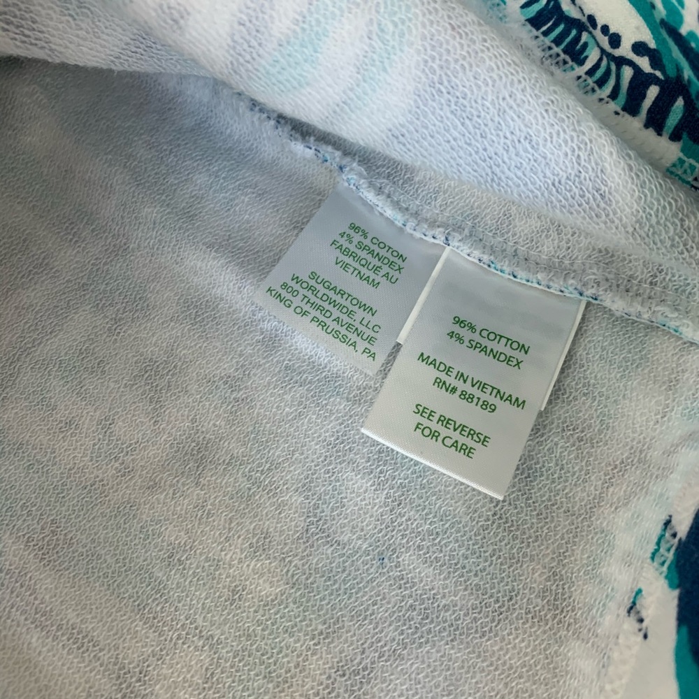 Lilly Pulitzer Keep On Trunkin Hooded Popover XS - Picture 8 of 8